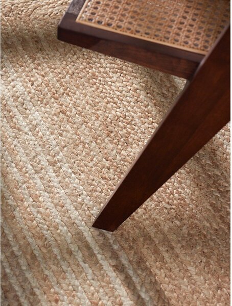 Obostrana/ručno rađena jutena staza u prirodnoj boji/u svijetloj prirodnoj boji 80x200 cm Juno – Hanse Home