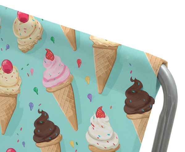 Sklopivi ležaljka za plažu SAND ICE CREAM, šareno