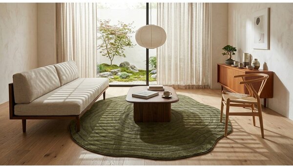 Tamno zeleni tepih 160x230 cm Pebble – ESTE