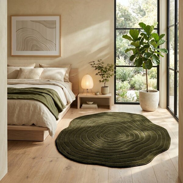 Tamno zeleni tepih 160x230 cm Pebble – ESTE