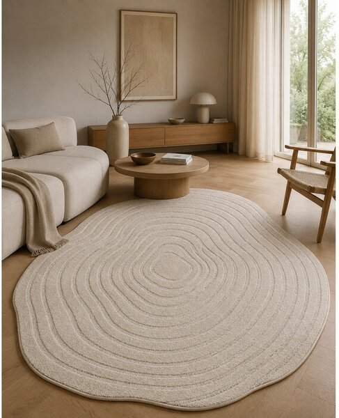 Bež tepih 160x230 cm Pebble – ESTE