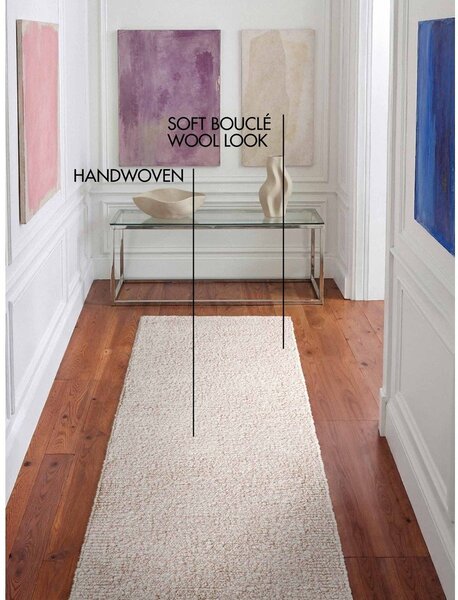 Ručno rađena staza boje slonovače 80x300 cm Notting Hill Portobello – Ted Baker