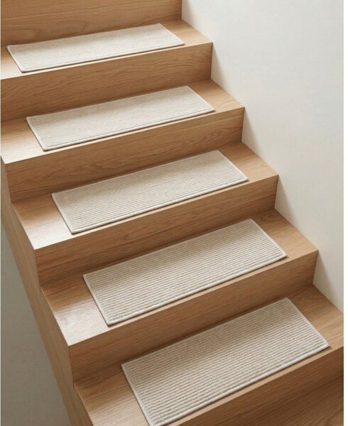 Bež set tepiha za stepenice 16 kom 25x65 cm Silio – Vitaus
