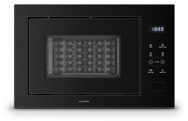 Klarstein Velaire ugradbena mikrovalna pećnica s grilom | 1200 W gril | 850 W mikrovalna | 60 cm