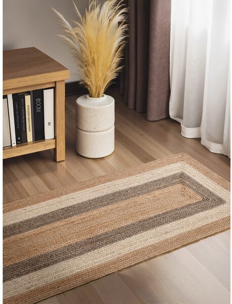 Obostrana/ručno rađena jutena staza 80x200 cm Juno – Hanse Home