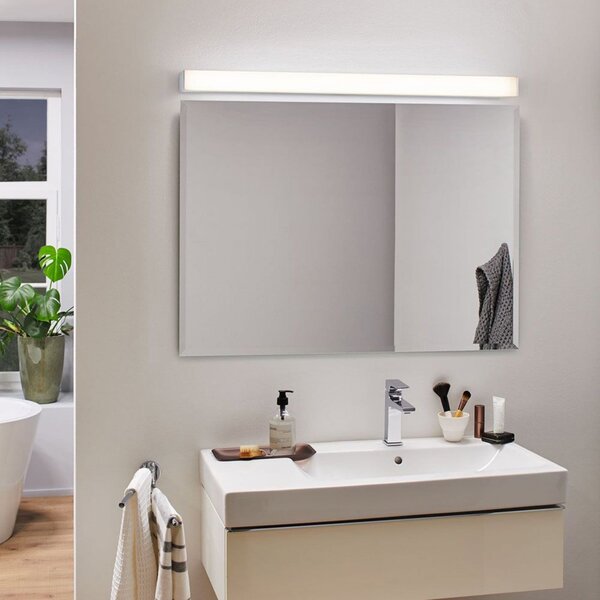 Paulmann HomeSpa Tova LED svjetiljka za ogledalo, 60 cm, prigušiva, Bijela, kupaonica, Metal