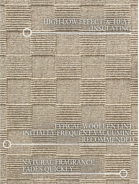 Bež ručno rađena vunena staza 80x200 cm Scala – Villeroy&Boch