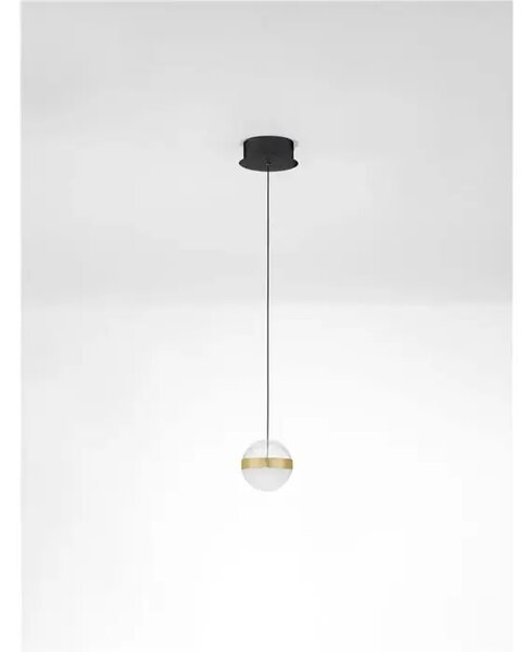 ALAZ LED VISILICA CRNA/ZLATNA 3000K IP20 NL9124117
