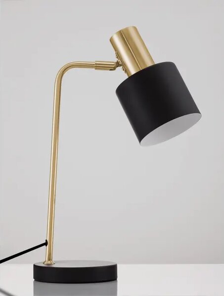 PAZ STOLNA LAMPA E14 /IP20/ZLATNA & CRNA NL9050161