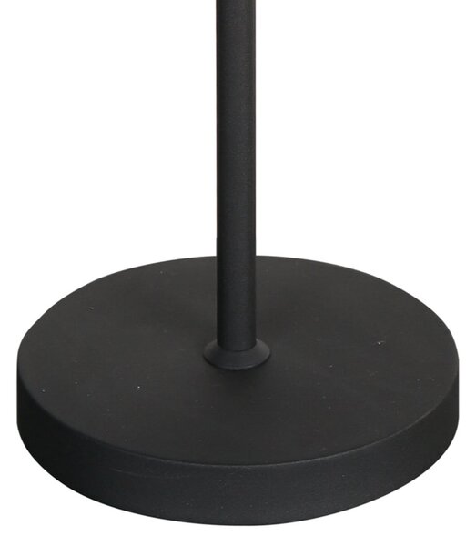 Mexlite Stolna lampa Noor, crna i smeđa pluta, visina 50 cm, E27, Crno, Dnevni boravak/blagovaonica, Metal