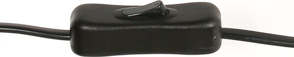 Mexlite Stolna lampa Sumba, crna, prirodni/crni bambus, E14, Crno, Dnevni boravak/blagovaonica, Metal