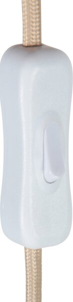 Anne Light Stolna lampa Travino, visina 34 cm, travertin, morska trava, E27, Bež, Dnevni boravak/blagovaonica, Mramor