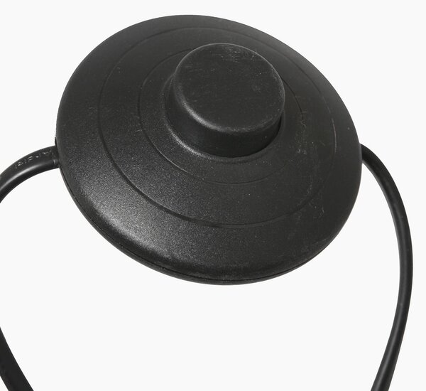 Steinhauer Zakrivljena podna lampa Sparkled Light, bronca/krem najlon, 240 cm, Bronca / stari mesing, Dnevni boravak/blagovaonica, Metal