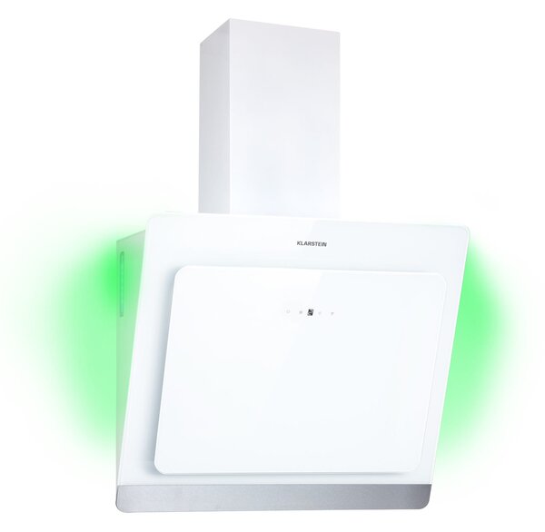 Klarstein Aurora 60 Smart, napa, 550 m³ / h, 90 cm, napa za dimnjak, pozadinsko osvjetljenje, klasa energetske učinkovitosti A ++