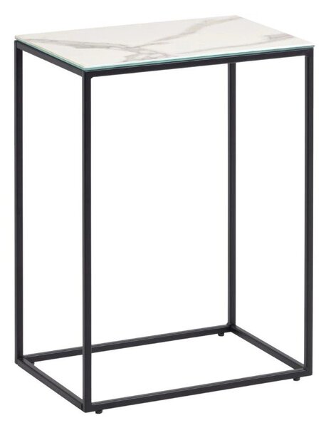 Pomoćni stol s keramičkom daskom 30x45 cm Rewena – Kave Home