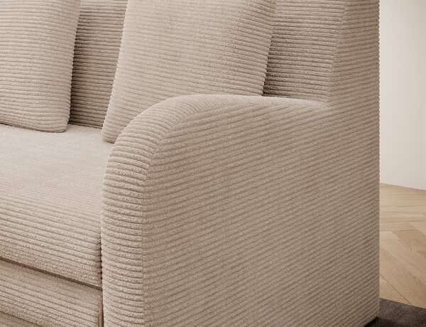 Bež sofa za 2 osobe ARIO JARELL, na razvlačenje