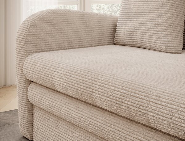 Bež sofa za 2 osobe ARIO JARELL, na razvlačenje