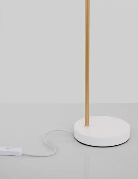 PAZ STOLNA LAMPA E27 /IP20/ZLATNA & BIJELA NL9426651