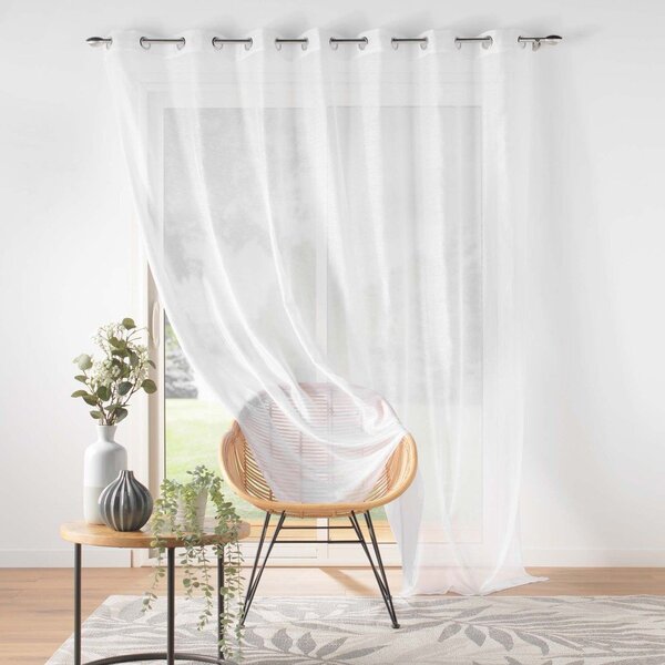 Bijela prozirna zavjesa od voila 240x240 cm Lissea – douceur d'intérieur