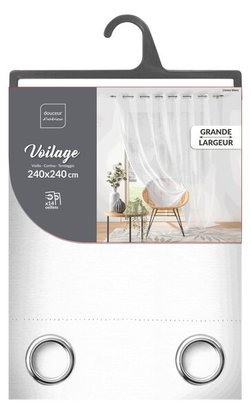 Bijela prozirna zavjesa od voila 240x240 cm Lissea – douceur d'intérieur