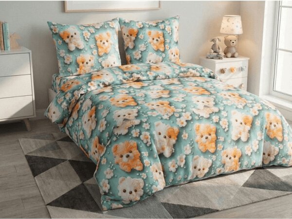 Dječja posteljina od mikrovlakana PUPPIFLORA šarena Dimenzije posteljine: 70 x 80 cm | 140 x 200 cm
