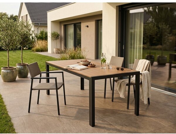 Vrtni stol s pločom stola od artwood drva 90x205 cm Viking – Bonami Selection
