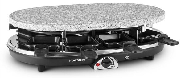 Klarstein Steaklette, 1500 W, raclette roštilj s granitnom pločom, za 8 osoba
