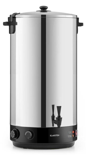 Klarstein KonfiStar 60, lonac za zakuhavanje, 2500 W, 60 L, spremnik za napitke, 110 ° C, 120 min, nehrđajući čelik
