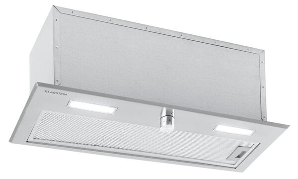 Klarstein Simplica, kuhinjska napa, ugradbena, 70 cm, usisna snaga: 400 m³/h, LED, nehrđajući čelik