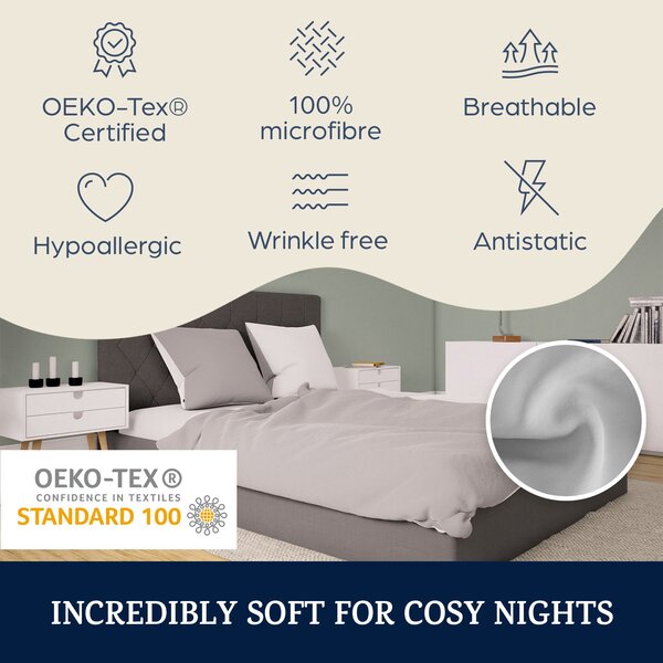 Sleepwise Soft Wonder Edition, posteljina, 200x200 cm, mikrofibra