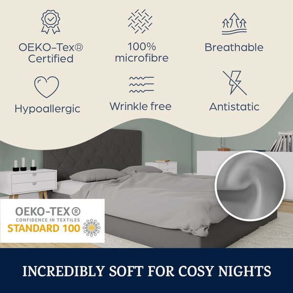 Sleepwise Jastučnice Soft Wonder Edition set od 2 komada 40x80 cm od mikrovlakana