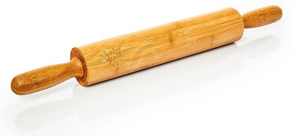 Klarstein Valjak za tijesto, 100% bambus, 43 × 5 cm (L x Ø), glatke površine, bambus