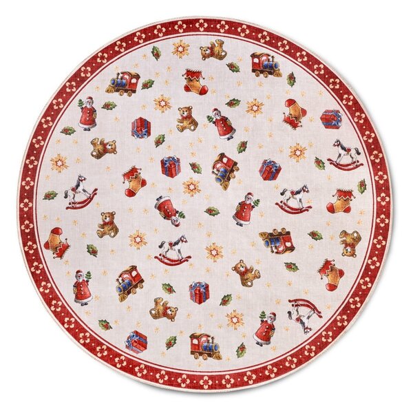 Crveni okrugli tepih s božićnim motivom ø 150 cm Red Christmas – Villeroy&Boch