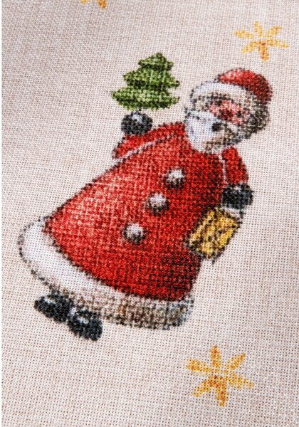 Crveni okrugli tepih s božićnim motivom ø 150 cm Red Christmas – Villeroy&Boch
