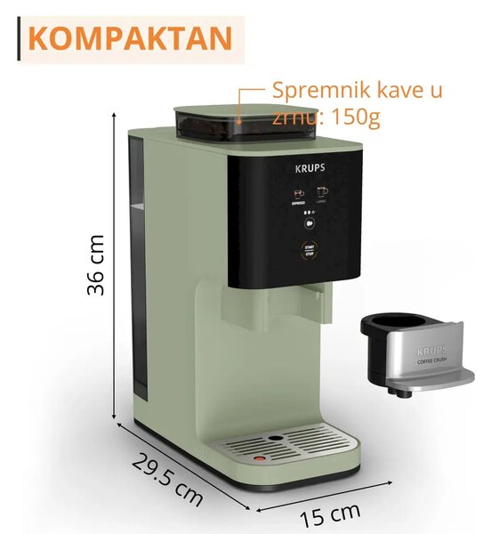 Aparat za espresso kavu Krups SA401LE0