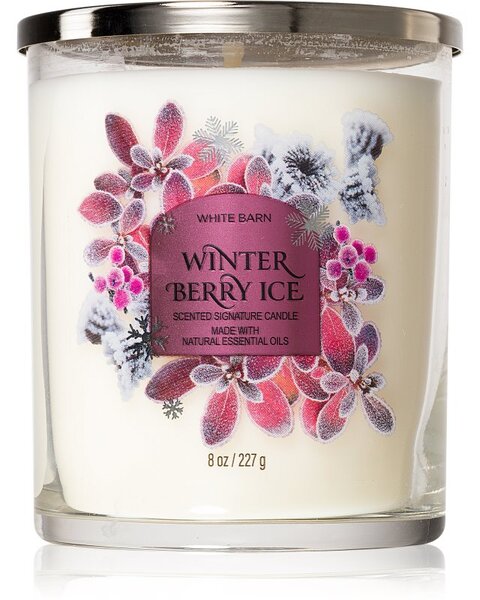 Bath & Body Works Winter Berry Ice mirisna svijeća 227 g