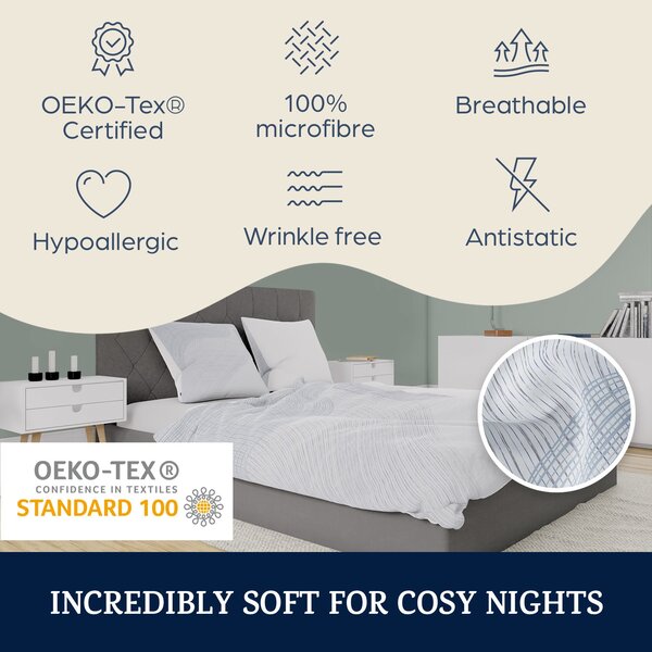 Sleepwise Soft Wonder Edition, posteljina, 155x200 cm, mikrofibra