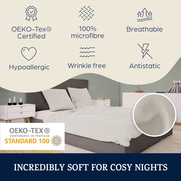 Sleepwise Soft Wonder Edition, posteljina, 200x200 cm, mikrofibra