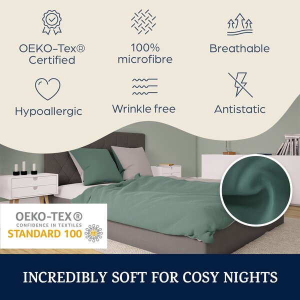 Sleepwise Soft Wonder Edition, posteljina, 200x200 cm, mikrofibra