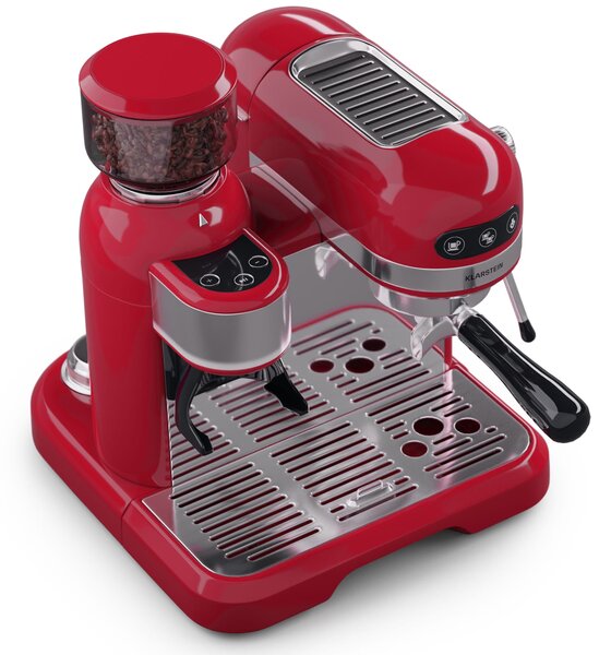Klarstein Bella Café, aparat za espresso kavu, uključujući mlin, 1550 W, 20 bara, 1,4 litre