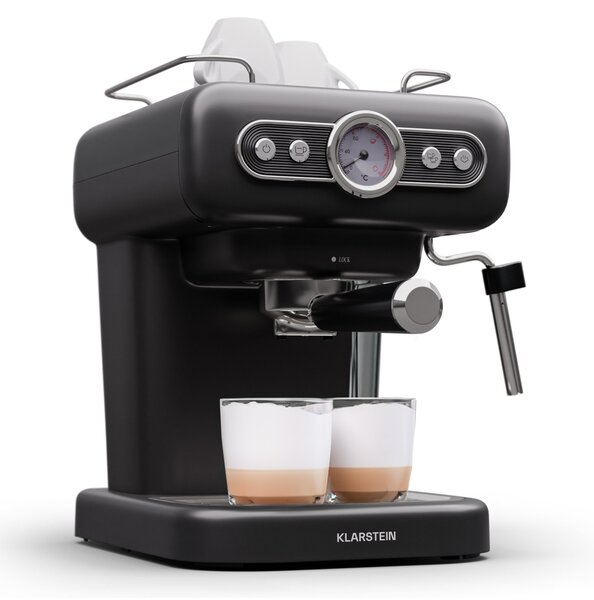 Klarstein Espressionata Evo Espresso aparat, 950 W, 19 bara, 1,2 L, 2 šalice