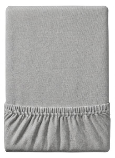 Jersey plahta EXCLUSIVE svijetlo siva 140 x 200 cm