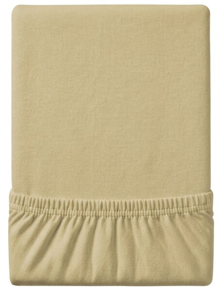 Jersey plahta EXCLUSIVE krem 90 x 200 cm