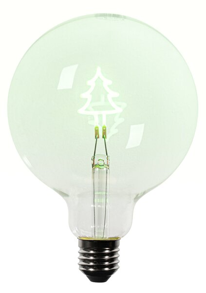 Božićna E27 LED žarulja G125 prozirna 1,8W 100 lm