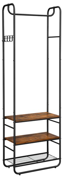 Predsoblje TAYLOR s ormarićem za cipele 181x58 cm, rustikalno smeđa