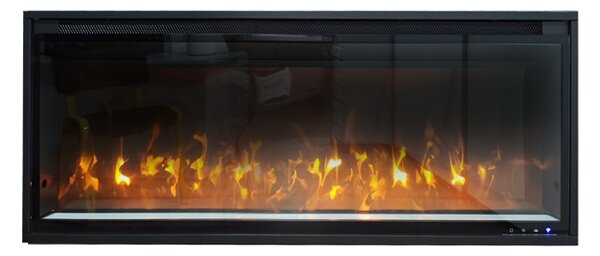 Inteligentni električni kamin, ElectricSun VERSALYS XS, zidni, podni ili ugradbeni, 10 barvami plamena, sa zvukom, mobilno aplikacijo Tuya Smart/Smart