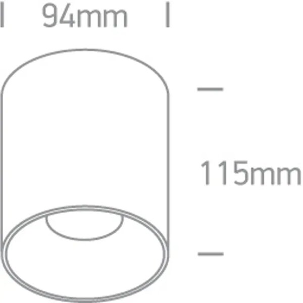 STROPNA BIJELA LED SVJETILJKA 20W CCT IP20 230V DARK LIGHT DM12120Z/W/V