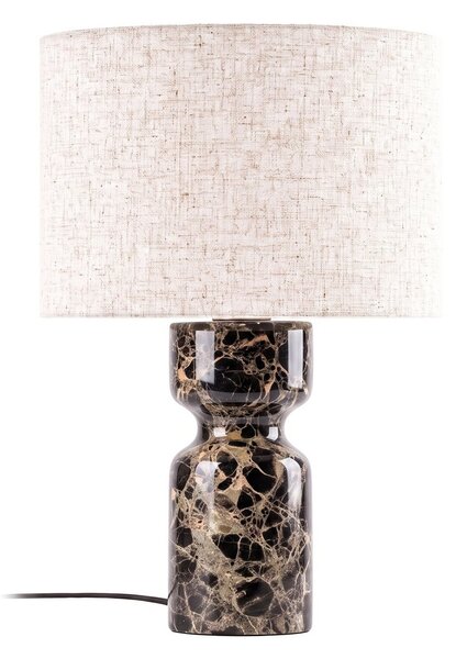 Stolne Lampa Lucande, Marcella, Bež, Dnevna soba, Tkanina / tekstil, Moderan
