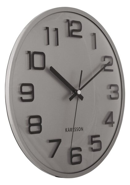 Zidni sat ø 30,5 cm 3D Numbers – Karlsson