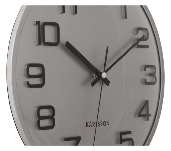 Zidni sat ø 30,5 cm 3D Numbers – Karlsson